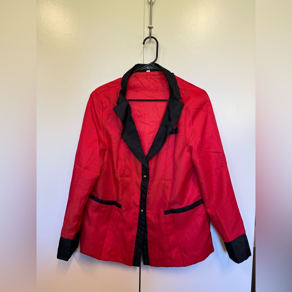 Men’s playboy Hugh Hefner costume jacket. Rockabilly. New without tags.